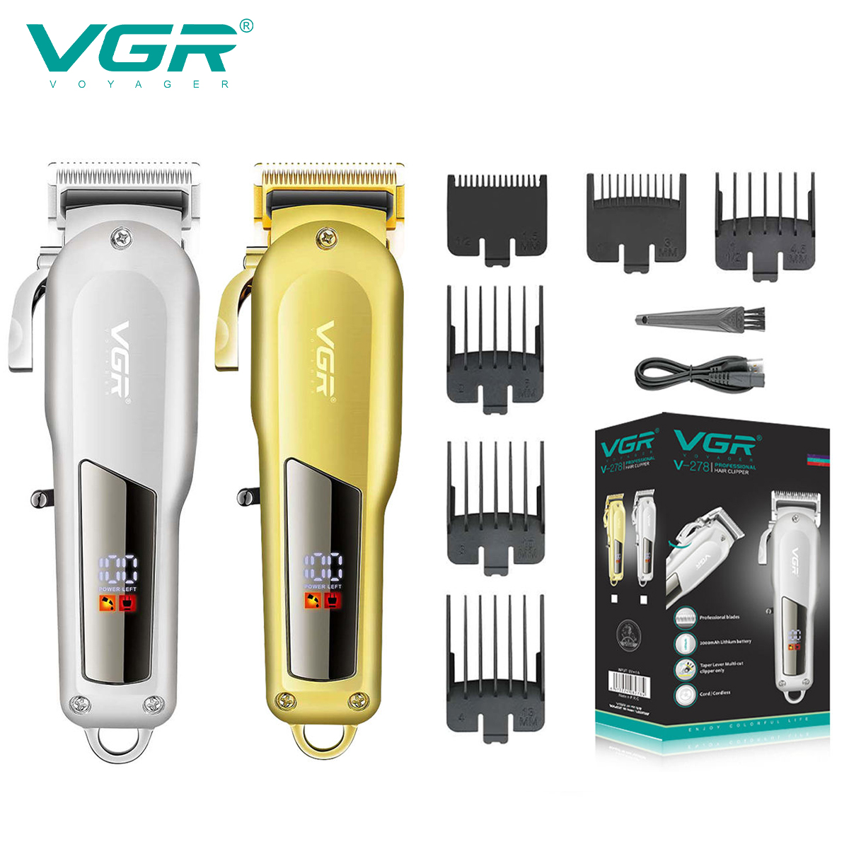 VGR Hair Clipper Hair Trimmer  - đánh giá và giá Gold 6248R
