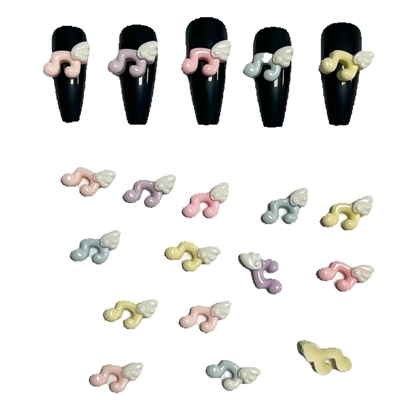 40Pcs Random Mixed Y2k Fresh M - đánh giá và giá Gold 6138